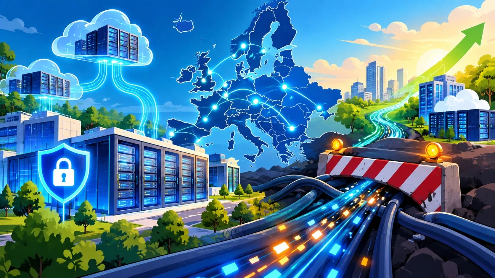 L’Europa si blocca: reti e infrastrutture frenano l’AI