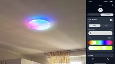 SwitchBot RGBICWW: plafoniera smart con 3.200 lumen e supporto Matter