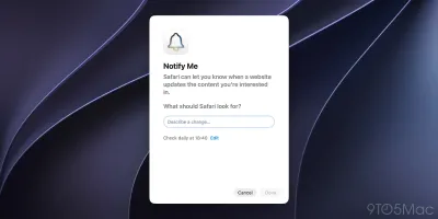 macOS 27 Golden Gate: come funziona la nuova funzione Notify Me di Safari