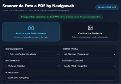 Come digitalizzare documenti in PDF senza app o cloud