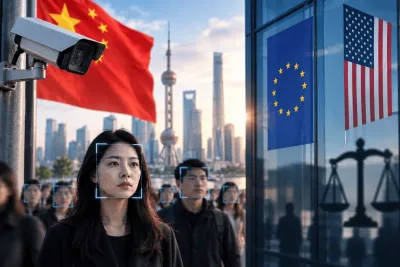Riconoscimento facciale in Cina: le differenze con l'Europa