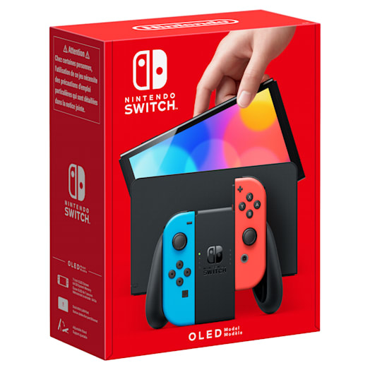 Nintendo Nintendo Switch (modello Oled) Rosso neon/Blu neon, schermo 7 pollici
