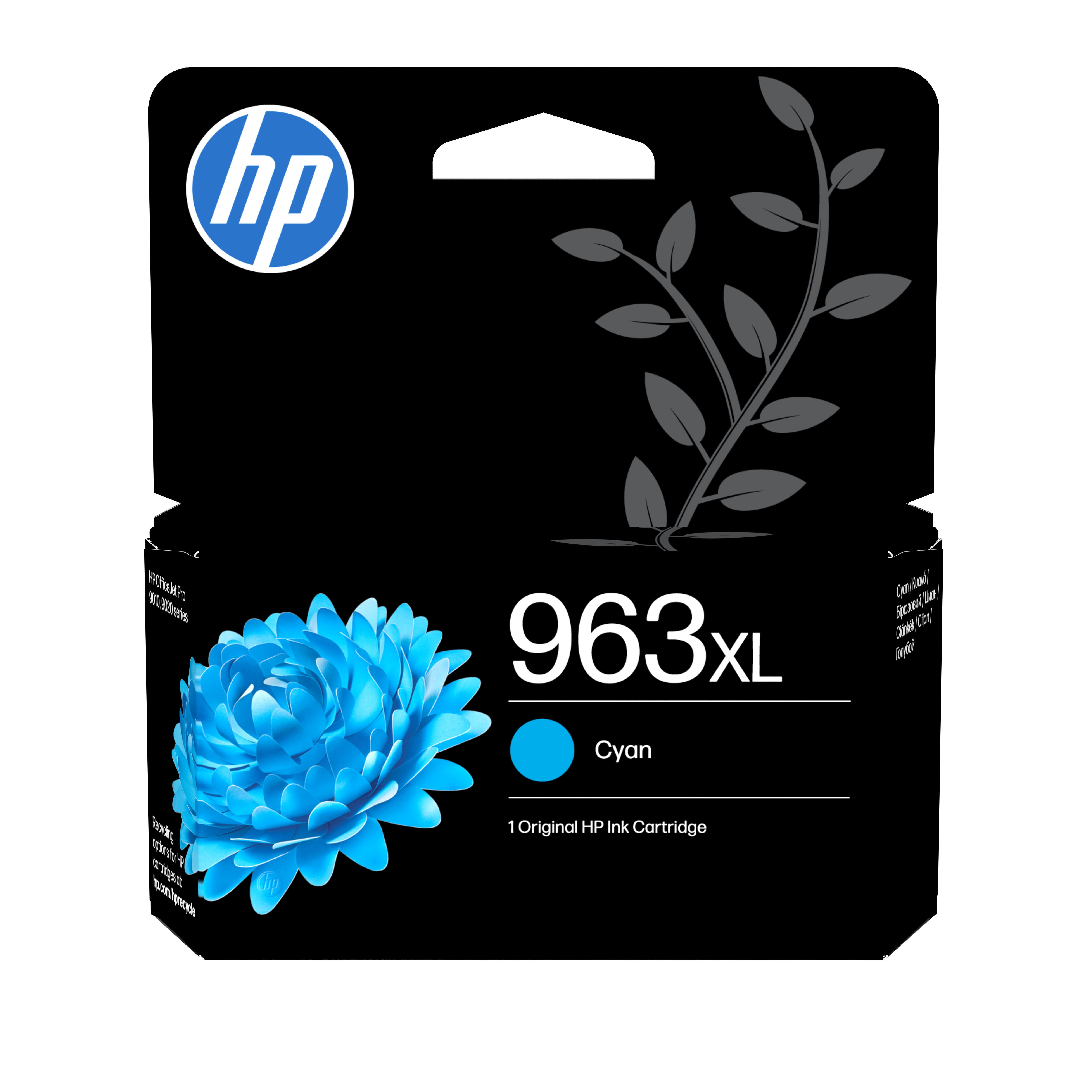 HP Cartuccia di inchiostro ciano originale HP 963XL ad alta capacità