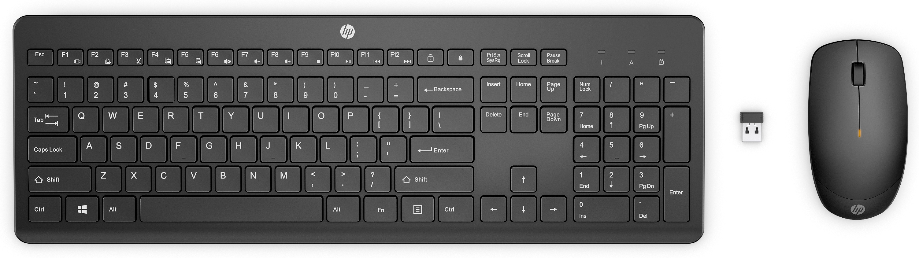 HP Combo tastiera e mouse wireless HP 235