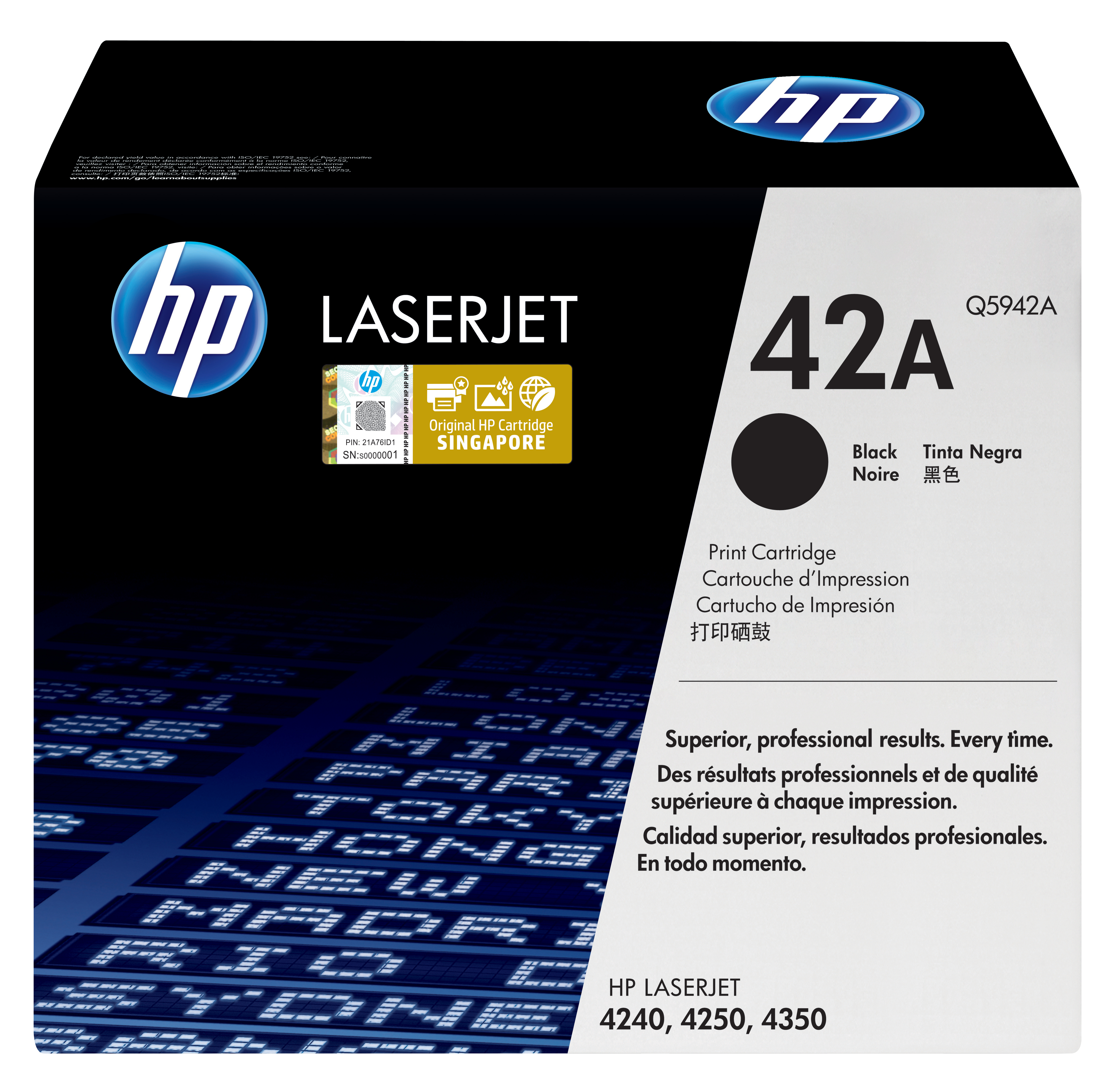 HP Cartuccia Toner originale nero LaserJet HP 42A