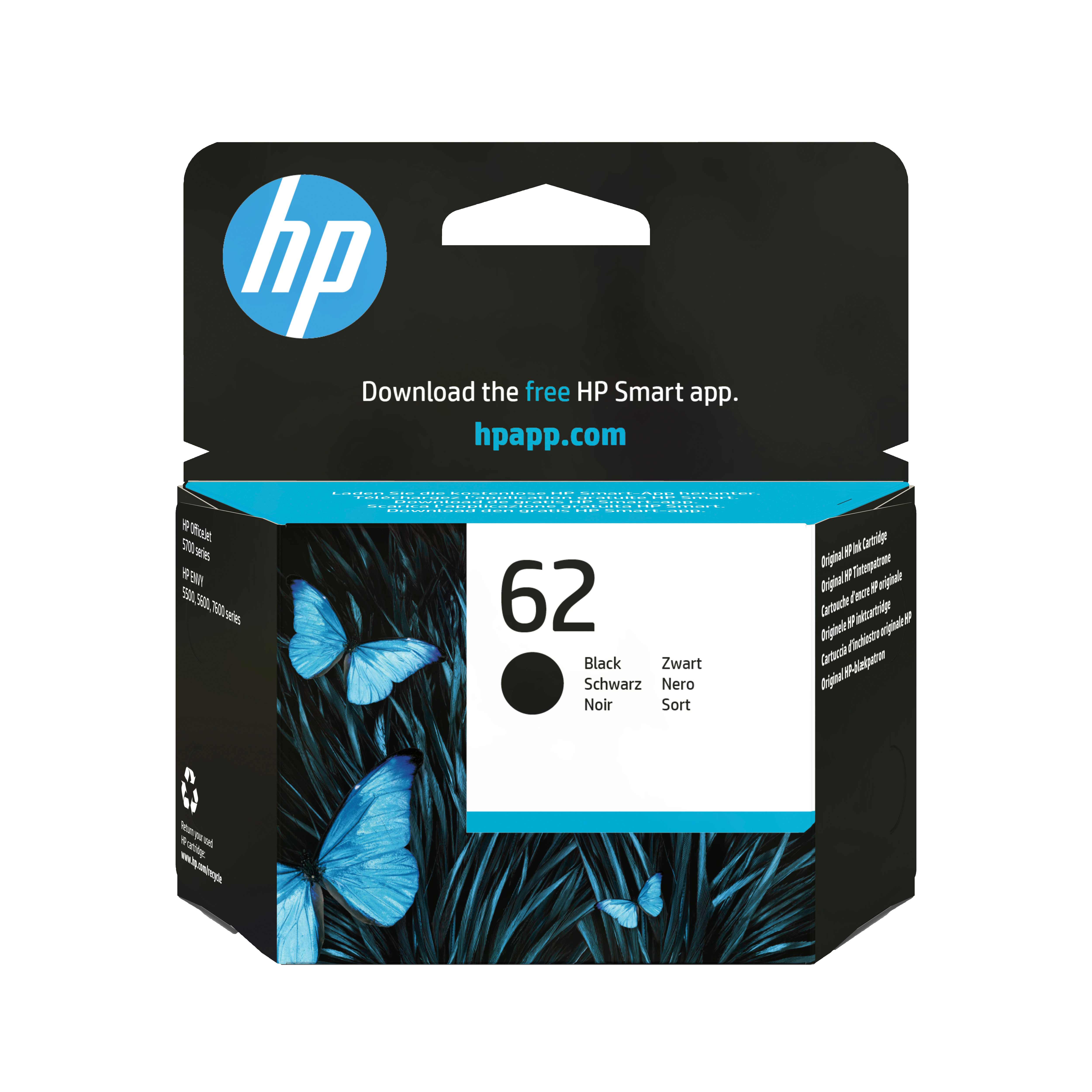 HP Cartuccia originale inchiostro nero HP 62