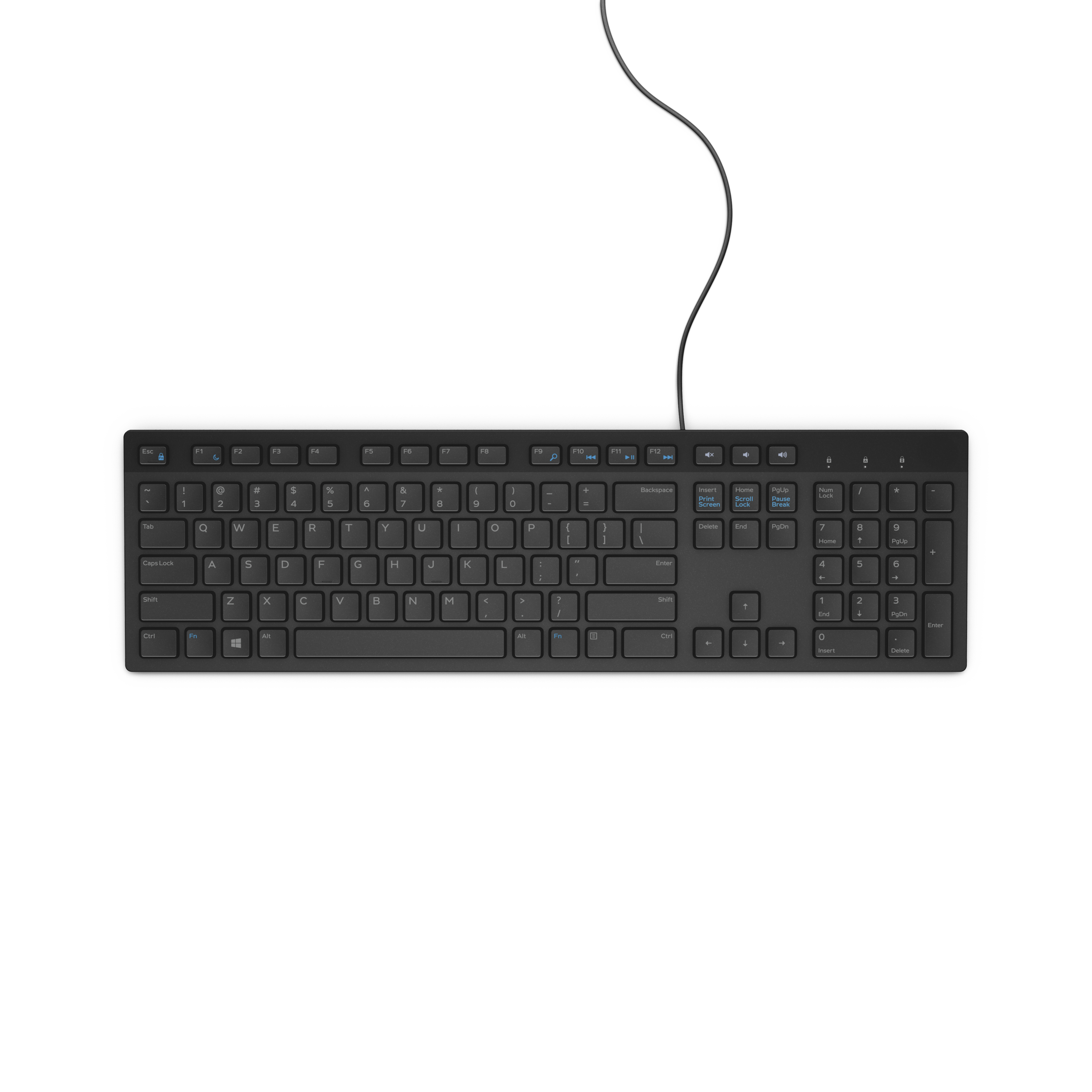 DELL Tastiera cablata - KB216 - Inglese (Stati Uniti internazionale) (QWERTY) - nera