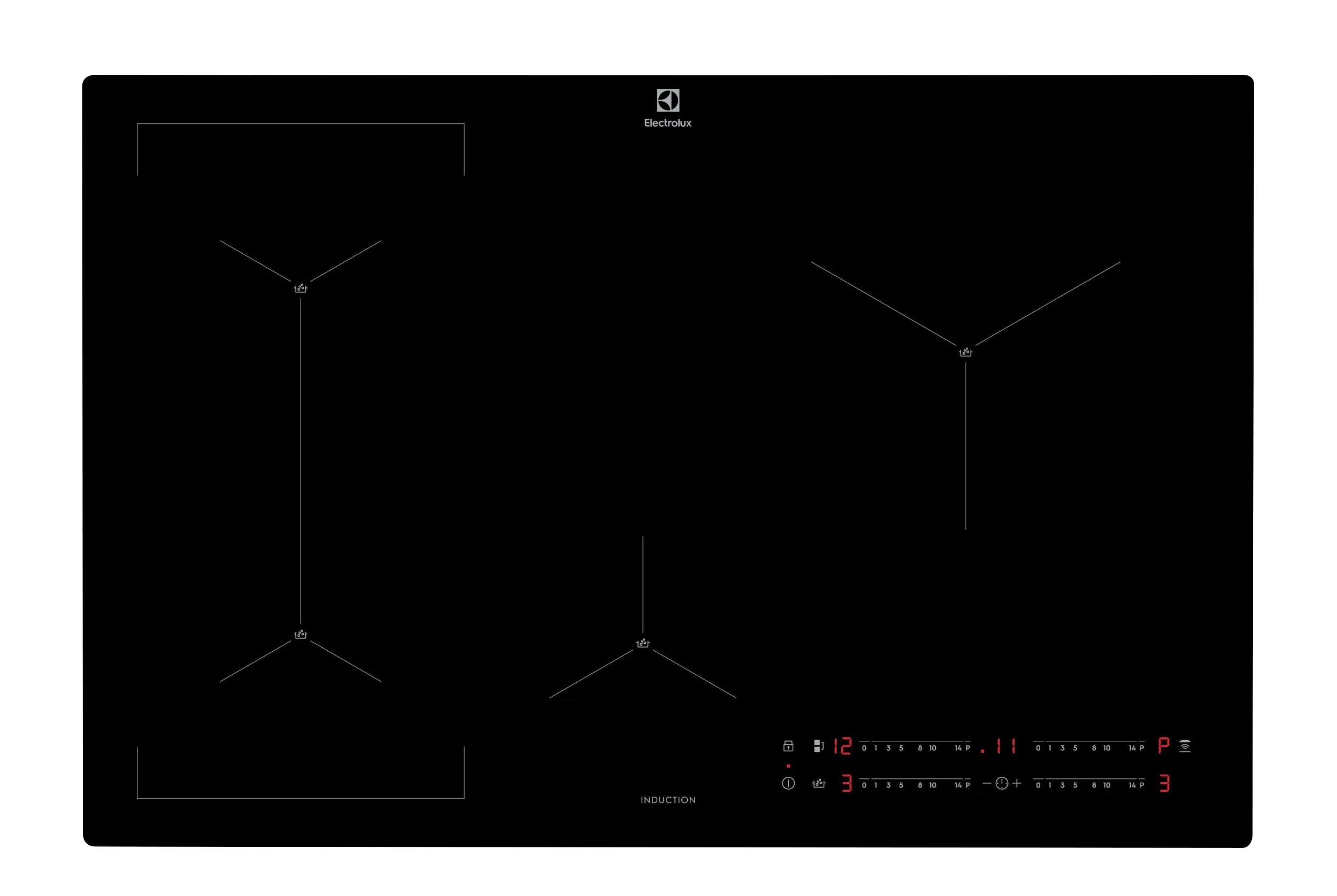 Electrolux EIS82449C Piano cottura ad induzione Serie 700 SenseBoil® 80cm