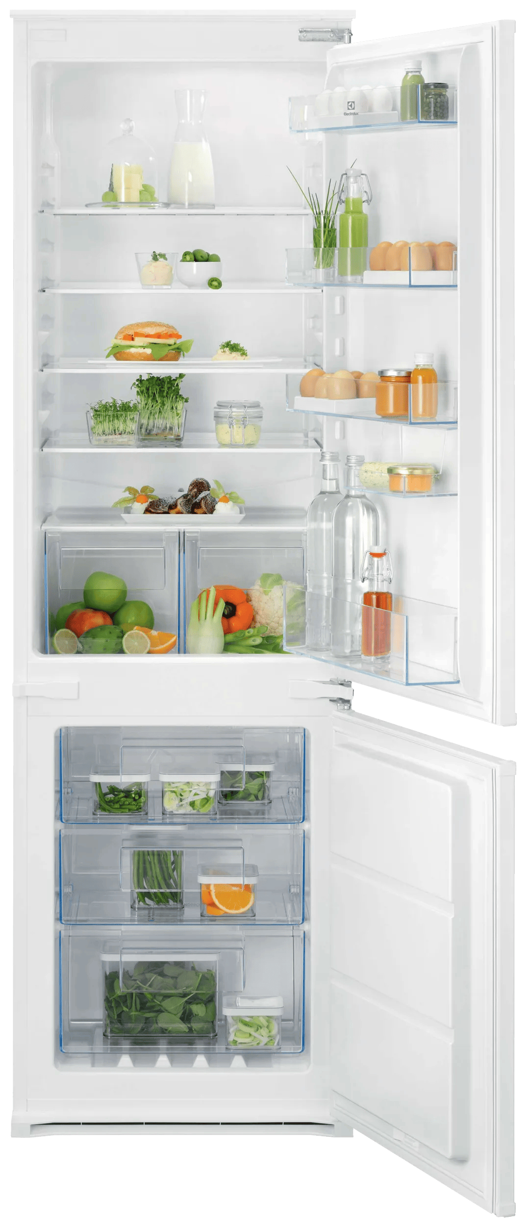 Electrolux Frigorifero Combinato MultiFlow Twintech Total No Frost Classe E ENT6NE18S