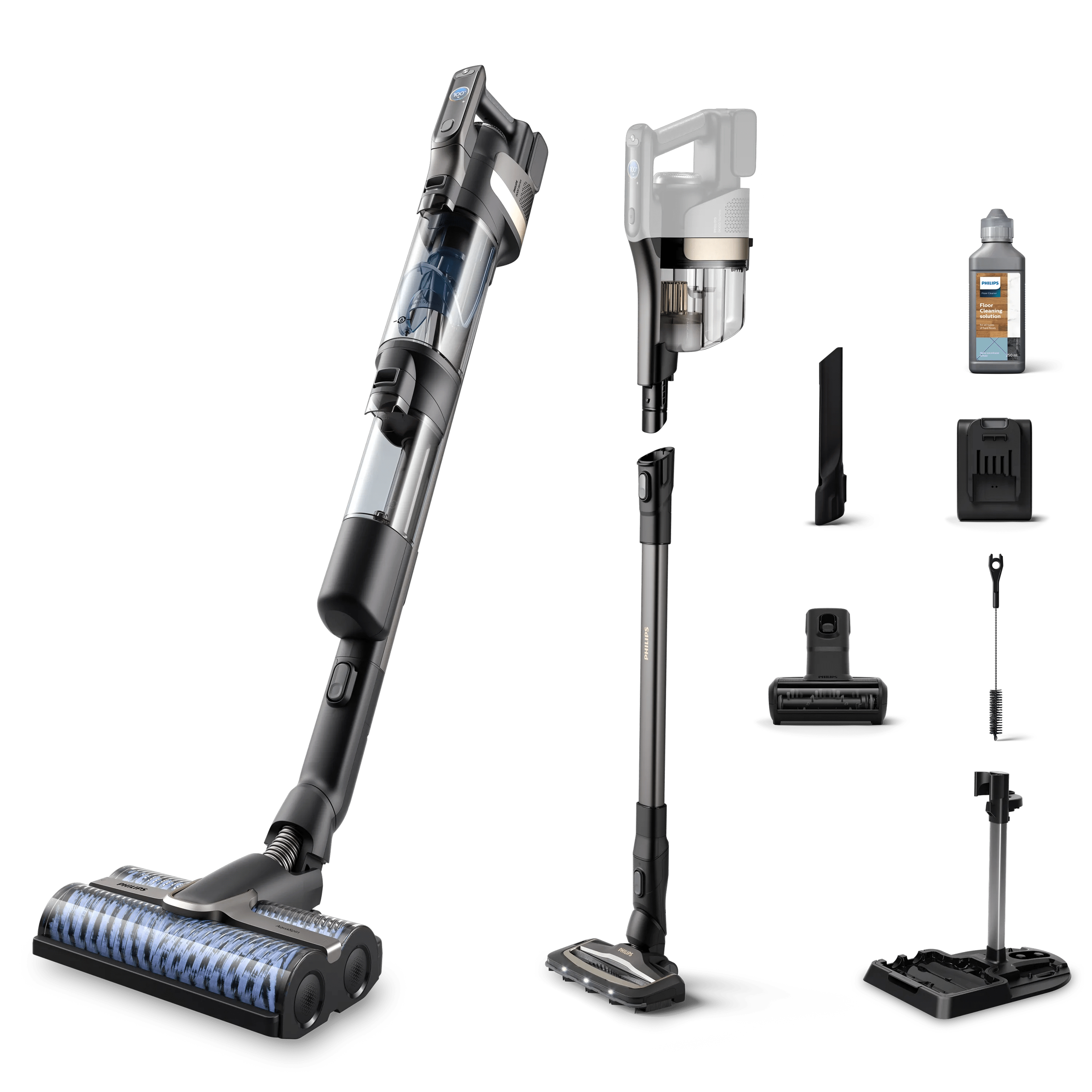 Philips AquaTrio 9000 Series XW9383/01 Aspirapolvere e lavapavimenti senza filo