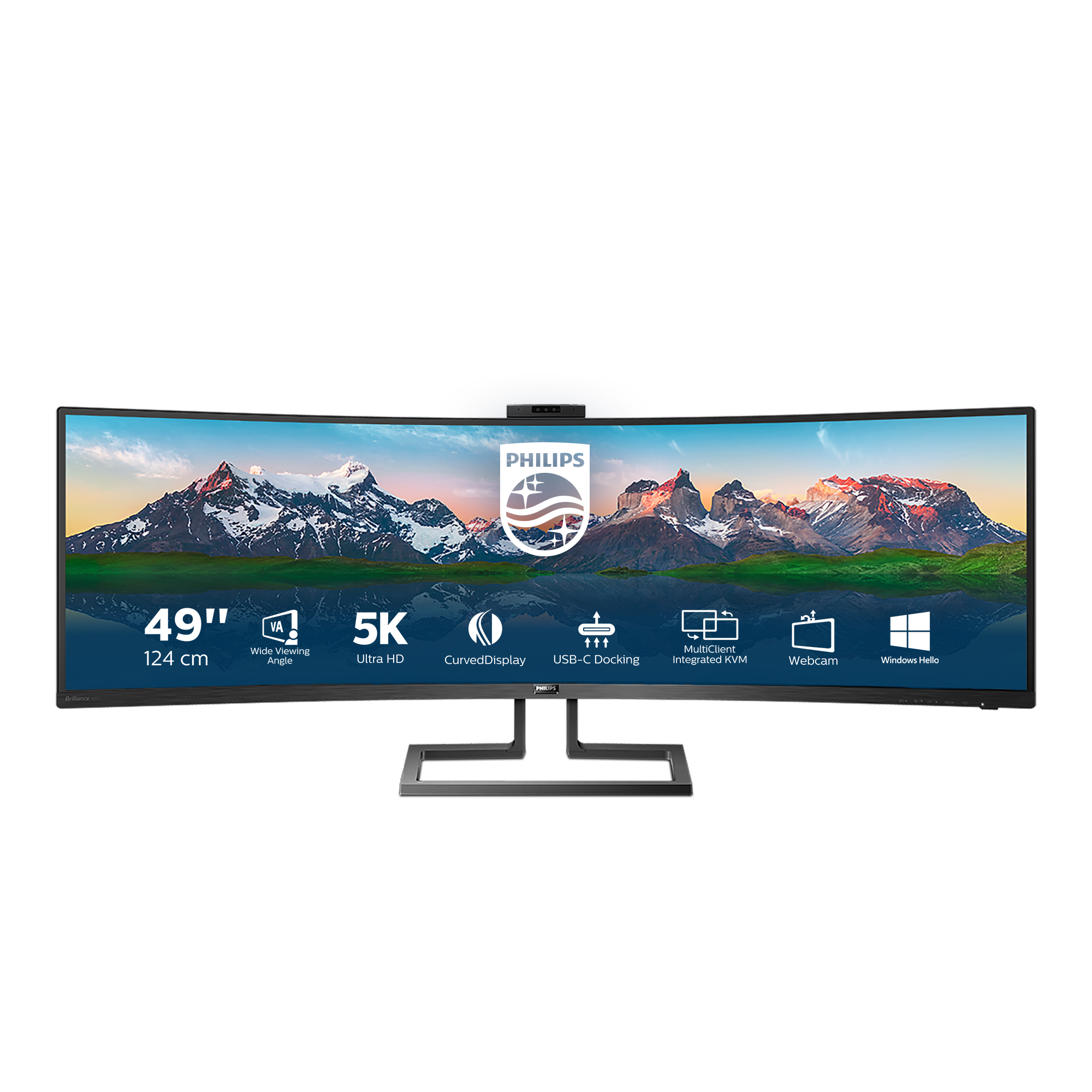 Philips Display LCD curvo in 32:9 SuperWide 499P9H/00