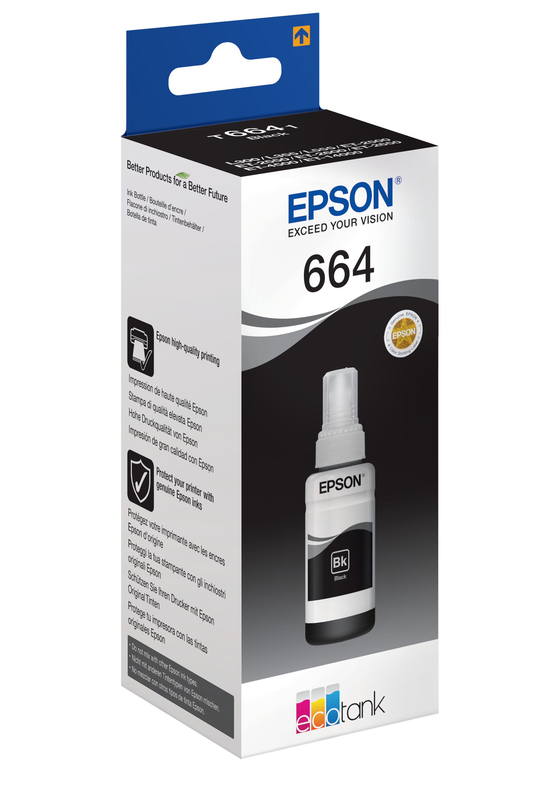 Epson Flacone di inchiostro Nero 664 EcoTank