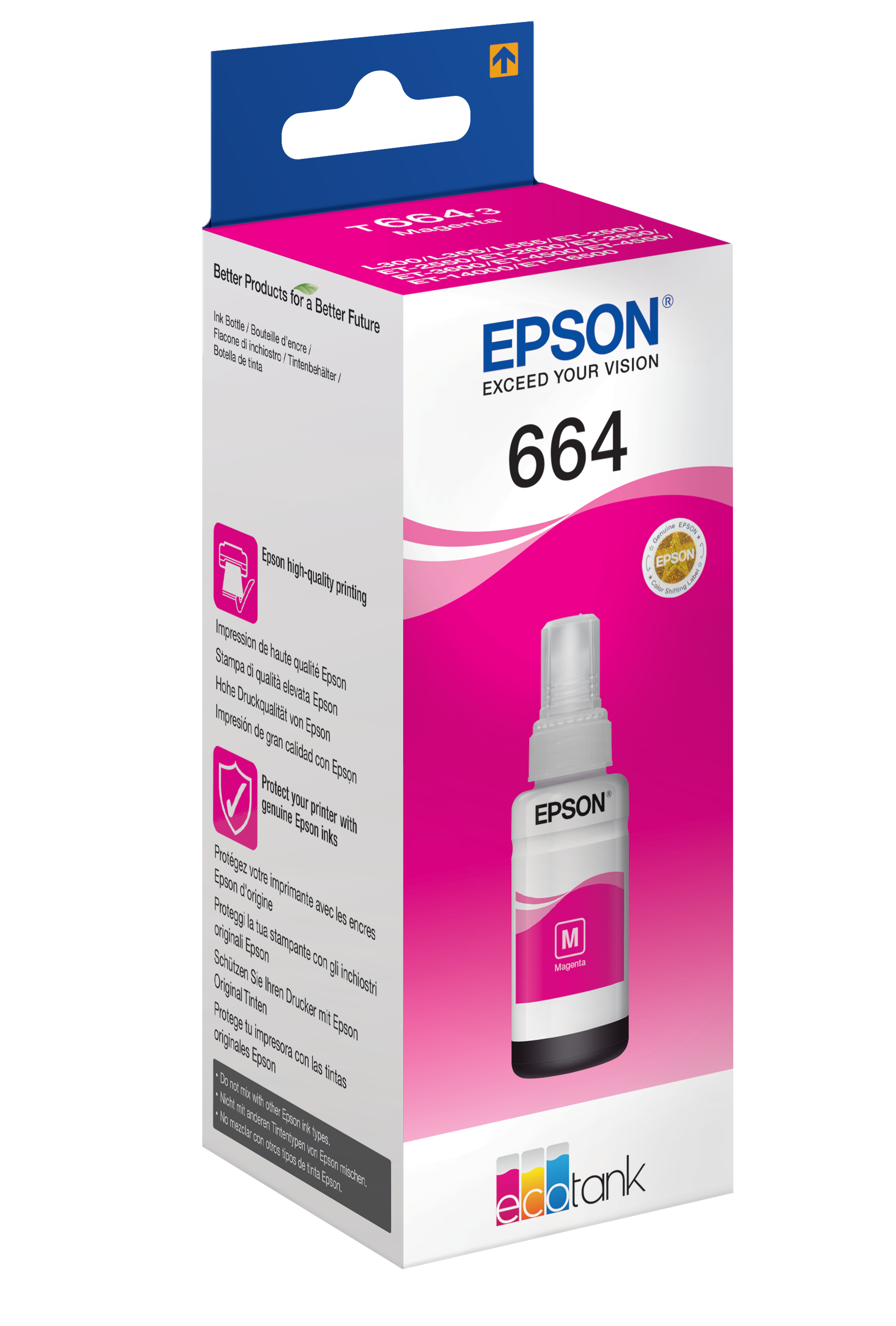 Epson Flacone di inchiostro Magenta 664 EcoTank