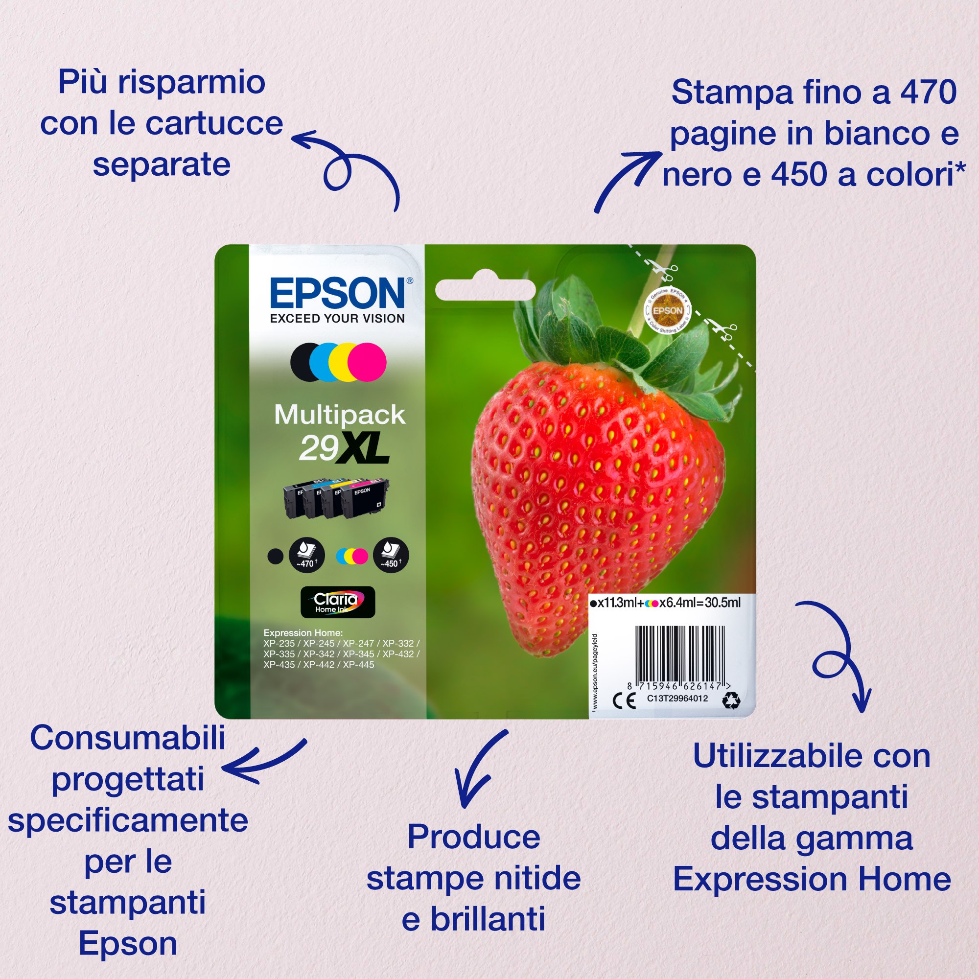Epson Multipack 4-colours 29 Claria Home Ink