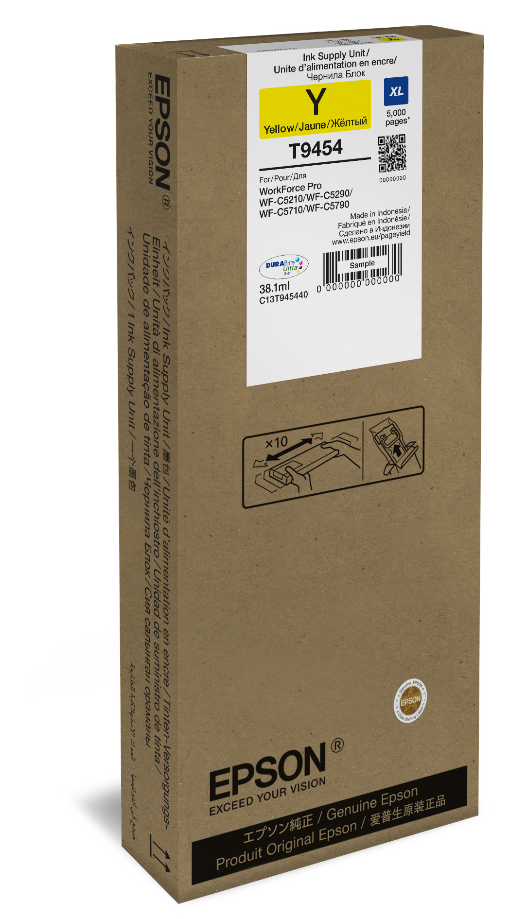 Epson WF-C52xx / WF-C57xx Series Ink Pack XL Yellow