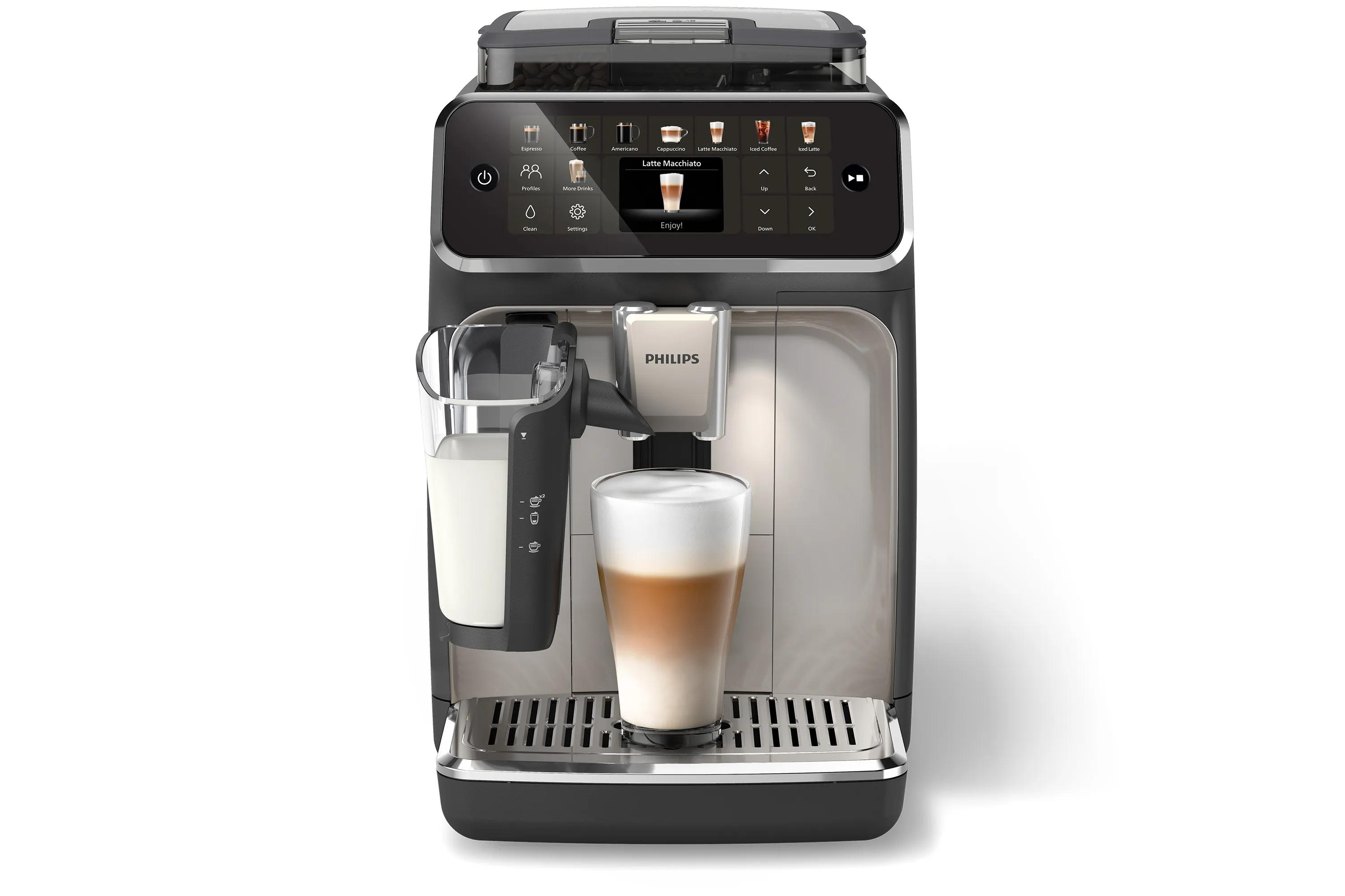 Philips LatteGo EP5547/90 Macchina caffè automatica, 20 bevande, cappuccinatore, 1.8 L, macine in ceramica