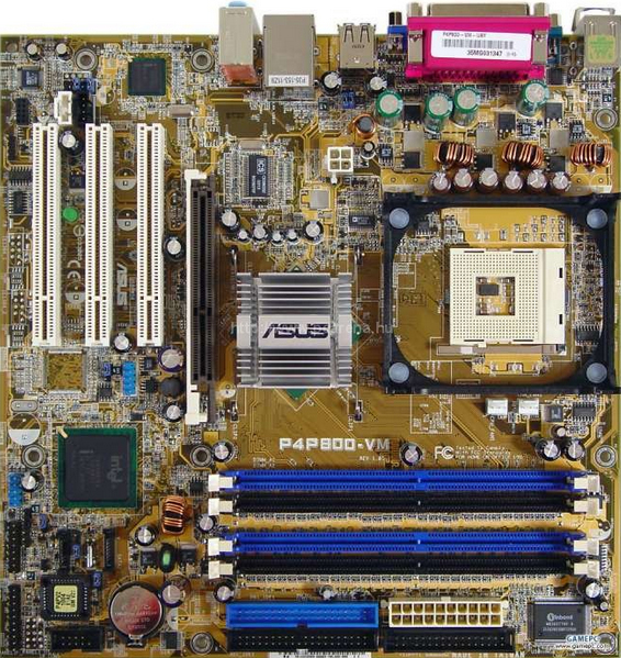 ASUS P4P800-VM