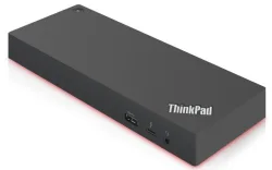 Lenovo Thunderbolt 3 Dock Gen2 Cablato Nero, Rosso
