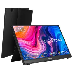 ASUS PA148CTV Monitor PC 35,6 cm (14") 1920 x 1080 Pixel Full HD LED Touch screen Da tavolo Nero
