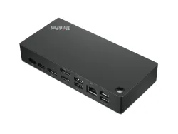 Lenovo 40AY0090UK replicatore di porte e docking station per laptop Cablato USB 3.2 Gen 1 (3.1 Gen 1) Type-C Nero