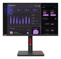 Lenovo ThinkVision T24i-30 Monitor PC 60,5 cm (23.8") 1920 x 1080 Pixel Full HD LED Nero