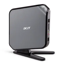 Acer Veriton N281G Intel Atom® D425 2 GB DDR3-SDRAM 250 GB Windows 7 Professional Mini PC Nero, Grigio