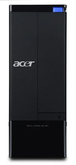 Acer Aspire X1430 AMD Dual-Core E-300 3 GB DDR3-SDRAM 500 GB Windows 7 Home Premium SFF PC Nero