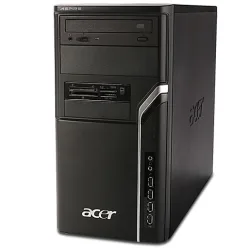 Acer Aspire M1640 Intel® Itanium® E2160 3 GB DDR2-SDRAM 500 GB AMD Radeon HD 3450 Windows Vista Home Premium Tower PC