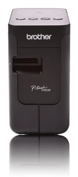 Brother PT-P750W stampante per etichette (CD) 180 x 180 DPI 30 mm/s Con cavo e senza cavo HSE/TZe Wi-Fi