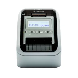 Brother QL-820NWBVMXX1 stampante per etichette (CD) Termica diretta A colori 300 x 600 DPI 176 mm/s Con cavo e senza cavo Collegamento ethernet LAN DK Wi-Fi Bluetooth