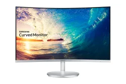 Samsung C27F591FDU Monitor PC 68,6 cm (27") 1920 x 1080 Pixel Full HD LED Argento, Bianco