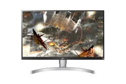 LG 27UK650-W Monitor PC 68,6 cm (27") 3840 x 2160 Pixel 4K Ultra HD LED Nero, Argento, Bianco